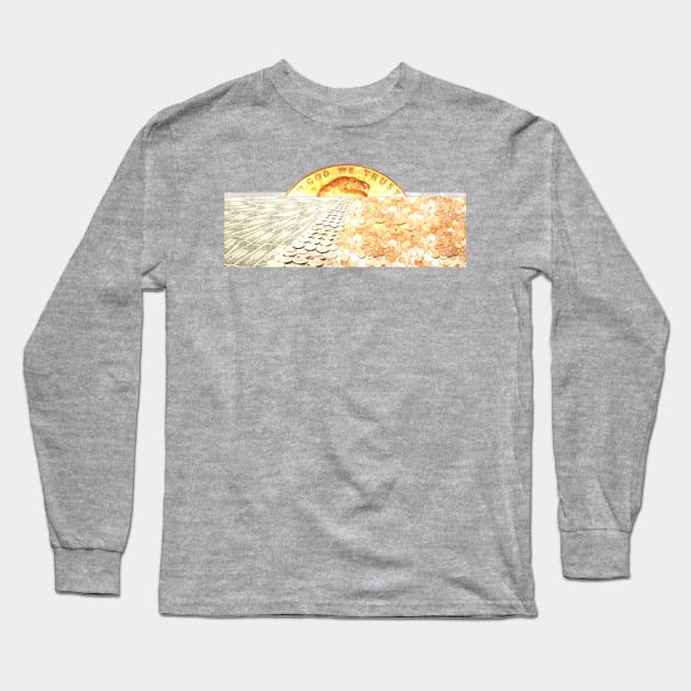 in god we trust Long Sleeve T-Shirt by studio9teen